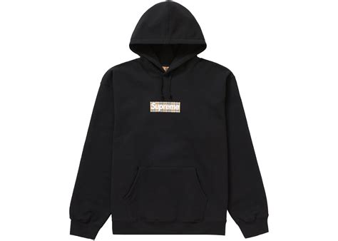 stockx burberry supreme hoodie|Burberry box hoodie.